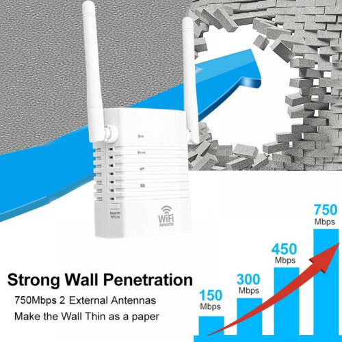 Prettyui5G WiFi-bereikverlenger 750 Mbps 2