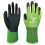 Gardening Work Gloves Nylon Spandex Fluorescent Green 2
