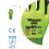 Gardening Work Gloves Nylon Spandex Fluorescent Green 4