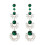 Women's 925 Silver Geometric Fan Earrings 5