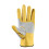 Welding Gloves Heat-Resistant Leather Grey Yellow 5