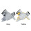 Welding Gloves Heat-Resistant Leather Grey Yellow 6