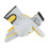 Welding Gloves Heat-Resistant Leather Grey Yellow 8