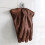 Dark Brown Cow Leather Work Gloves for Yardwork and 3