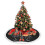 Jupe de sapin de Noël en dentelle à franges 76 cm 4