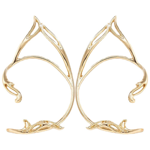 Øremanchetter uden piercing Clip-on øreringe Fantasy Cosplay Wrap 2