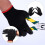Black Polyester PU Work Safety Gloves EN388 12 Pairs 4