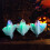 Halloween-valaistut kummituspolkumerkit, 3 kpl 4