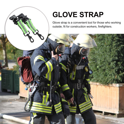 Glove Straps Safety Holder for Firefighters 2 pcs 2