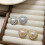 Pearl stud earrings 925 silver needle 2