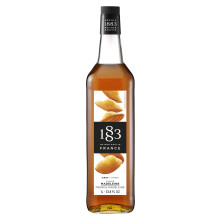 1883 Maison Routin Premium French Madeleine Syrup for Coffee, Lattes & Desserts - Bakery Flavour, Vegan-Friendly, No Preservatives - 1L Glass Bottle