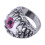 Men's Evil Eye Ring Set with Red Dragon Claw Design Size 8 2