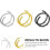 Spiral Nose Studs for Women 3 Pcs 4