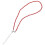 Red rice bead necklace single layer 1 pc 4