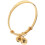 Baby Hand Ring Imitation Gold with Bell 50mm 2