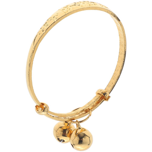 Baby Hand Ring Imitation Gold with Bell 50mm 1