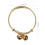 Baby Hand Ring Imitation Gold with Bell 50mm 3