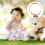 Baby Hand Ring Imitation Gold with Bell 50mm 4