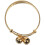 Baby Hand Ring Imitation Gold with Bell 50mm 5