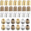 Lixi earring tassel fixing caps 5x4mm 3 packs assorted 5