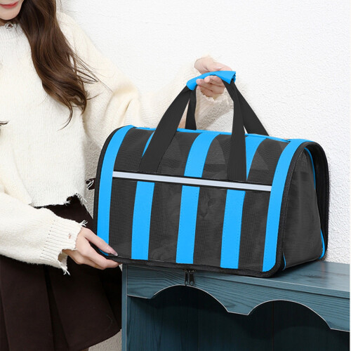 Pet Travel Backpack Breathable Mesh Large Capacity 1