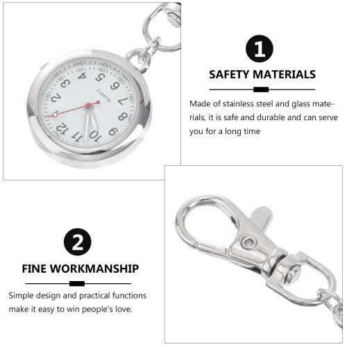 Round Pocket Watch for Nurses 2 pcs 1
