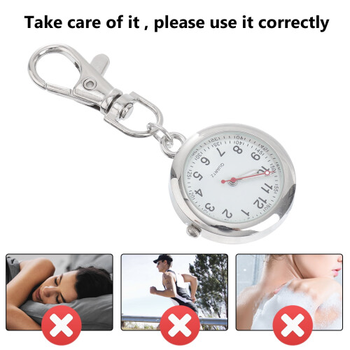 Round Pocket Watch for Nurses 2 pcs 2