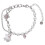 Halloween ghost beaded pearl bracelet with crystals 2