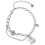 Halloween ghost beaded pearl bracelet with crystals 3