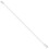 Vertical Blind Tilt Wand Replacement Transparent Rod with 6