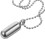 Pilleetui Halskæde Titanium Stål Choker 3