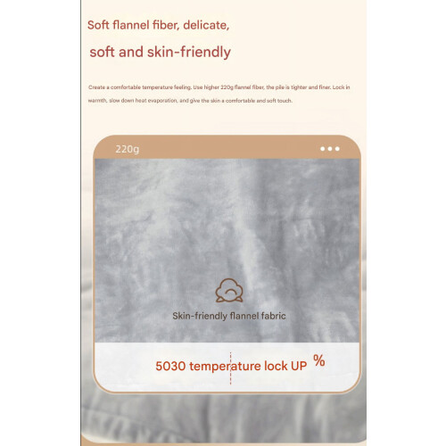 Washable plush electric heating blanket 120x150cm 2