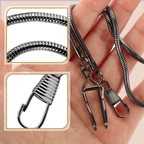 Stainless Steel Pocket Watch Chain 14.4 cm 1