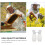 Sheepskin Beekeeping Gloves Protective White 6