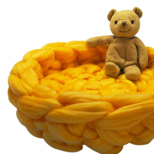 Merino wool roving yarn super soft thick chunky 2