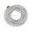 Collar de cadena de bolas de acero inoxidable de 76 cm (20 unidades) 3