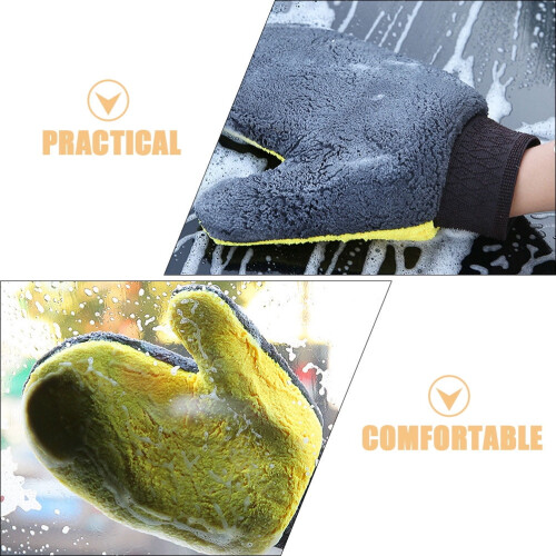 Car Wash Gloves Scratch-Free 2 Pcs 1
