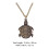 Vintage pocket watch with chain and turtle keychain 2