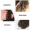 Extensiones de rastas estilo reggae, 24 piezas 6