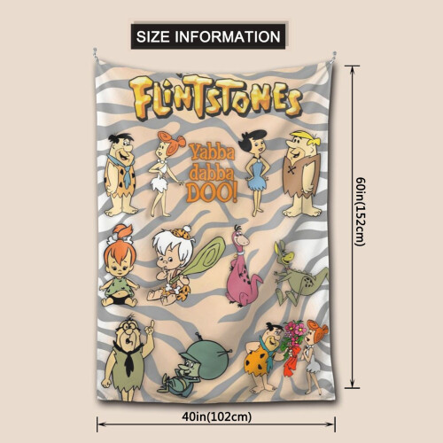 Wandteppich mit Flintstones-Motiv (1 Stück) 2