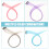 Extensiones de cabello liso con clip (15 piezas) 6