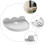 Højttaler vægopbevaringsholder hvid ABS2Pack 2