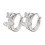 Cercei fluture din argint 925 cu zirconiu 2