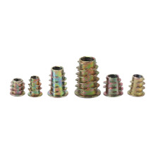 6X Threaded Inserts Nuts, Wood Insert Assortment Tool Kit, M4/M5/M6/M8 Furniture Screw Inserts Bolt Fastener(990 PCS)