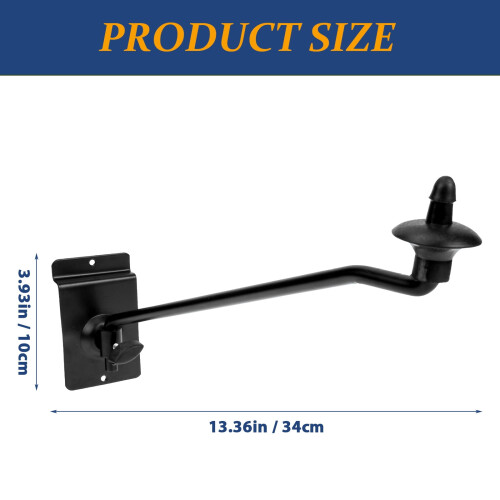 Slatwall Cymbal Arm Iron Wall Display Support 2