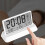 Digital väderklocka med LCD-display, temperatur/luftfuktighet, 4