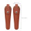 Haarschaarholster van PU-leer (2 stuks) 3