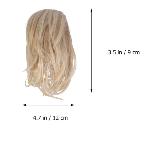 Extensión de coleta rizada con clip para mujer 1