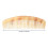 Pieptene din corn natural, antistatic, pentru netezirea părului, 17 cm 6