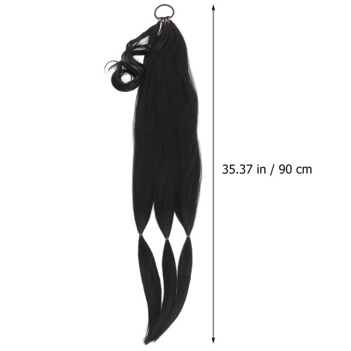 Extensión de coleta trenzada para cabello largo para mujer 1